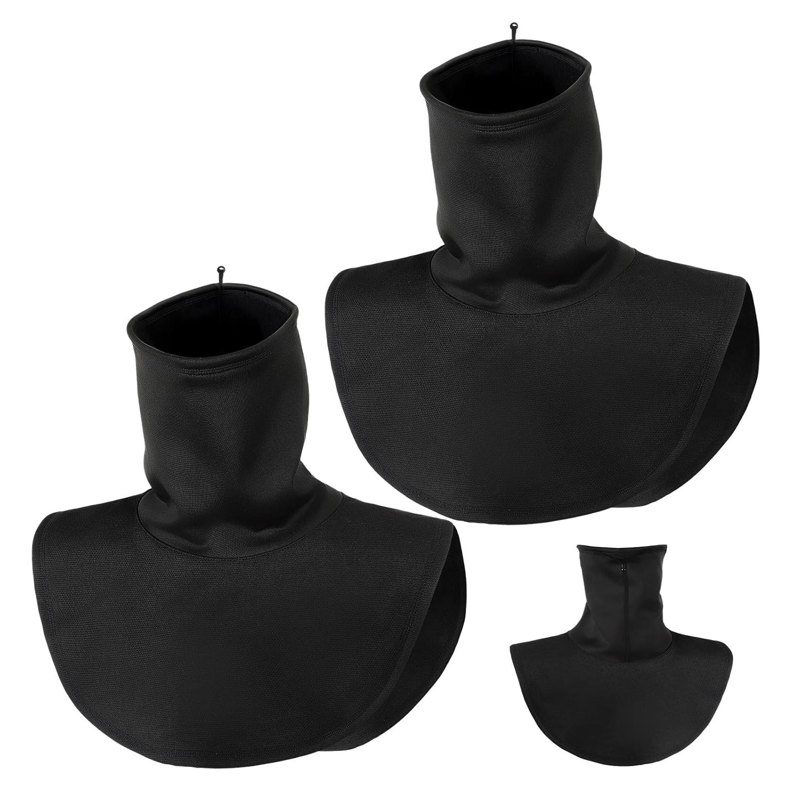 Calentador de Cuello JaGely 2 Pcs para Motocicleta Negro