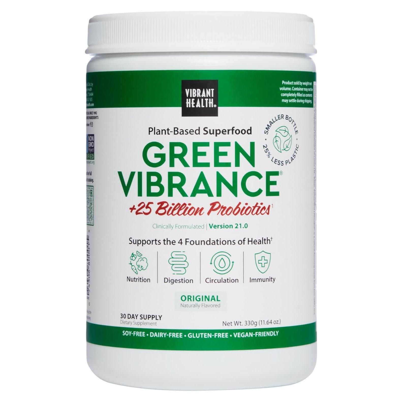 Superalimentos Salud Vibrante 65 Ingredientes 340g Probioticos