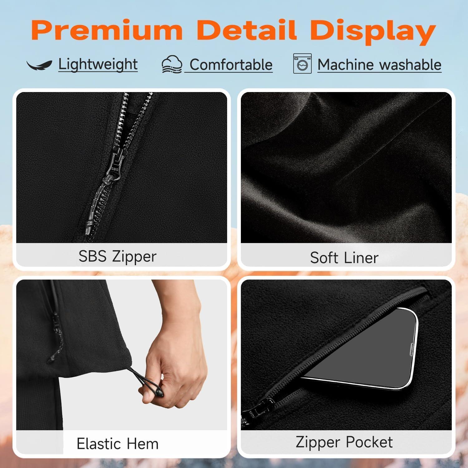 Chaleco Térmico KOVNLO Hombre Eléctrico 8 Zonas Calor