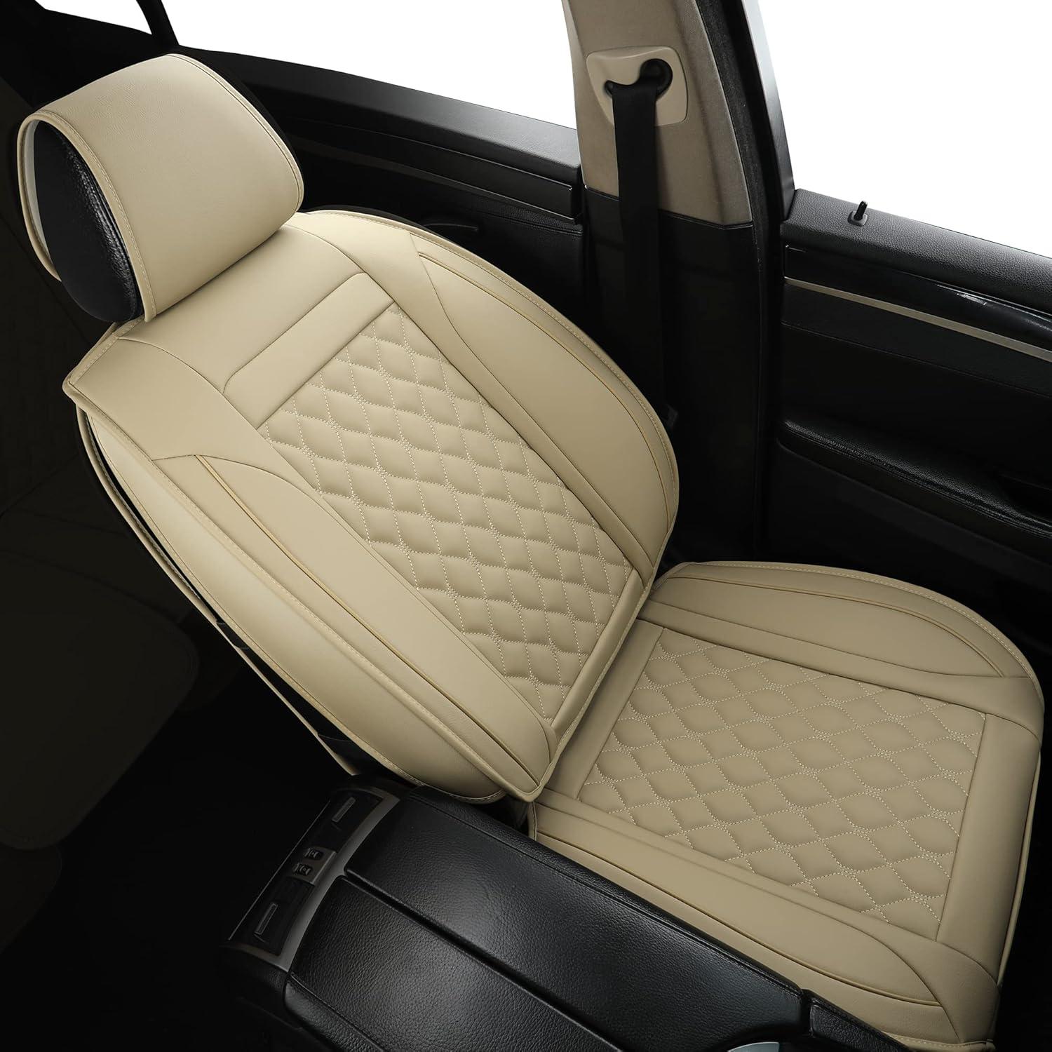 Fundas de Asiento de Coche Vankerful Beige Ajuste Universal