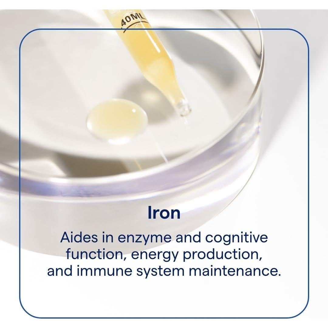 Suplemento Líquido de Hierro Iónico 22 mg - Minerales Traza
