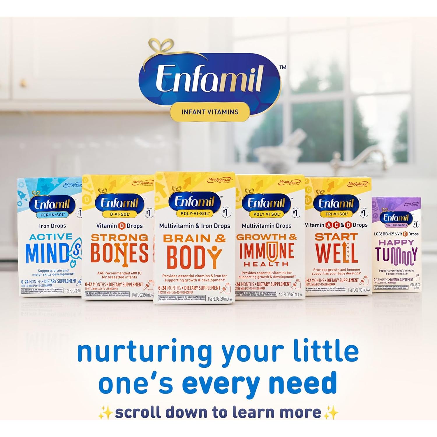 Enfamil Fer-In-Sol Gotas Suplemento Hierro 50 mL Bebés