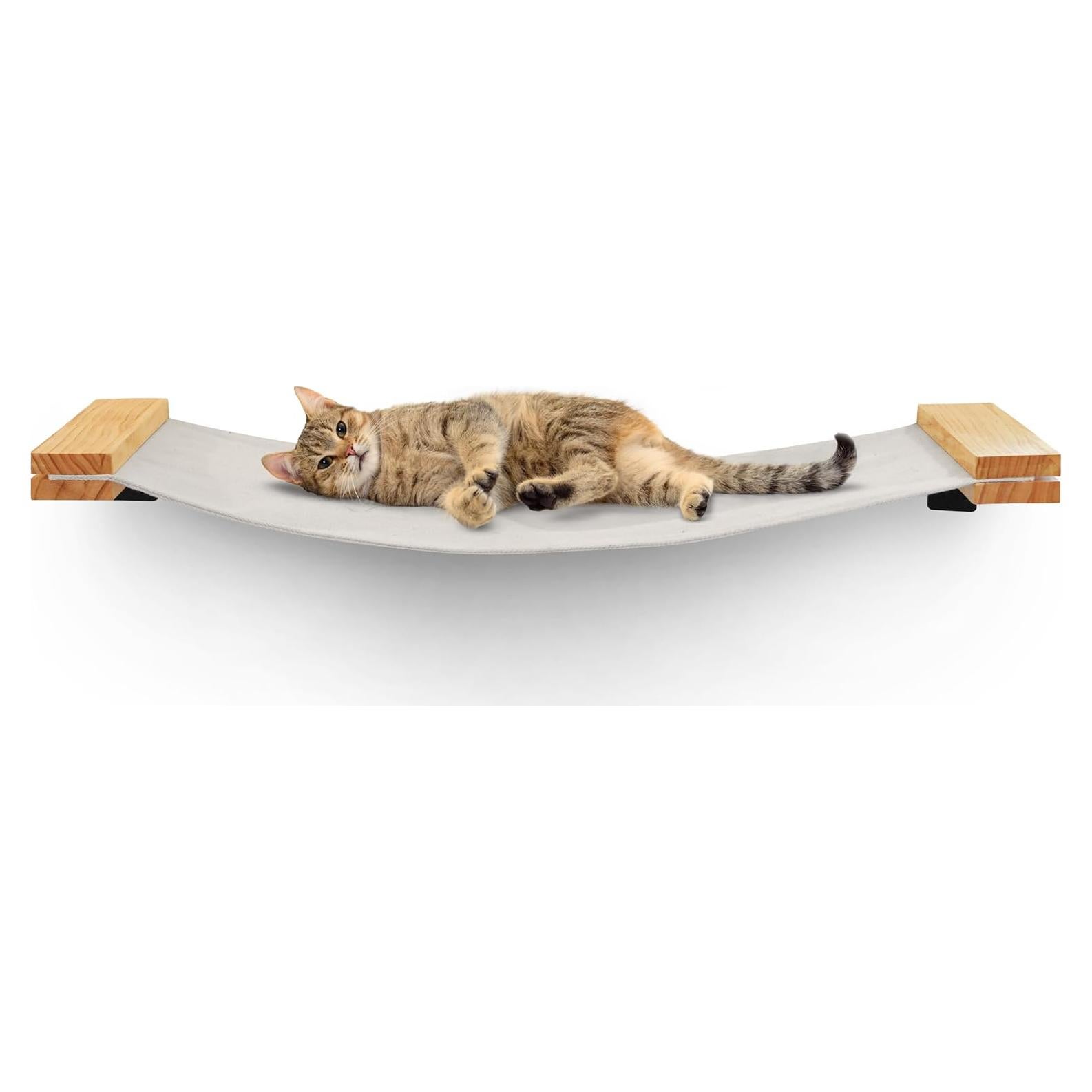Hamaca para Gatos Sand Peak 86x33 cm Madera Sólida