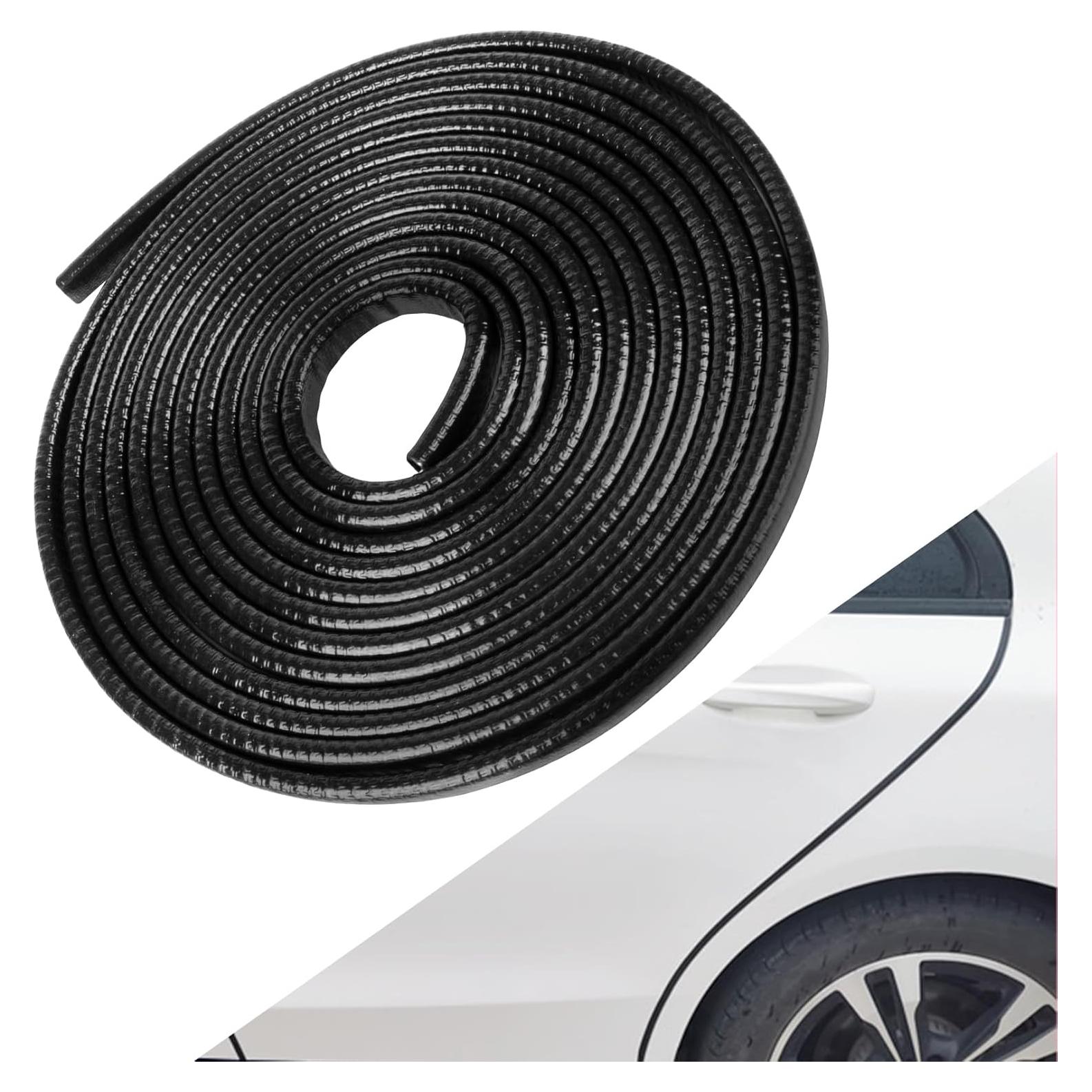Protector de Bordes de Puertas de Coche RAINFLOW 5M Negro