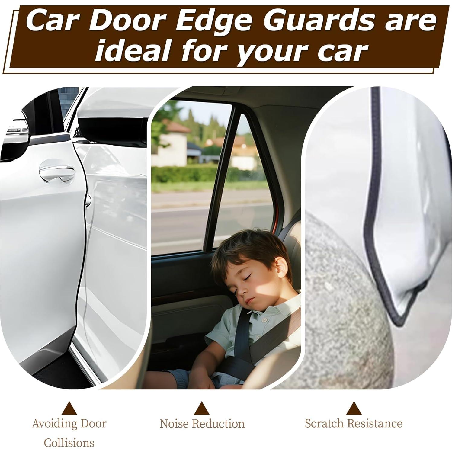 Protector de Bordes de Puertas de Coche RAINFLOW 5M Negro