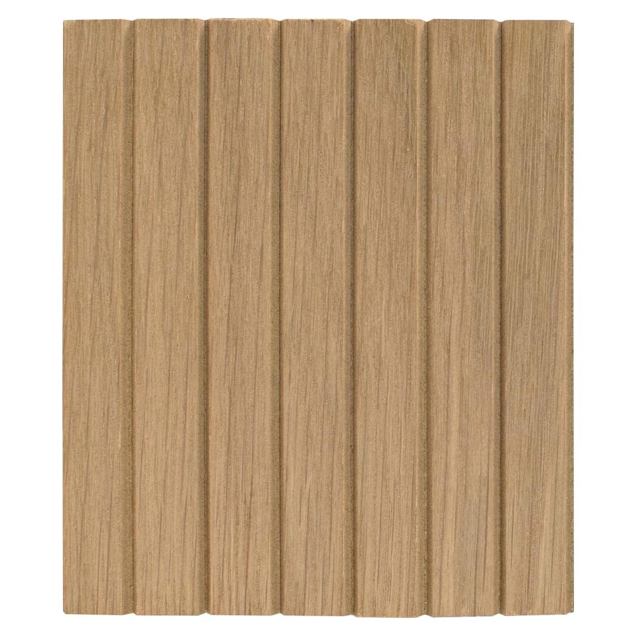 Panel decorativo tambour de veneer de roble rojo 2.44x1.22m