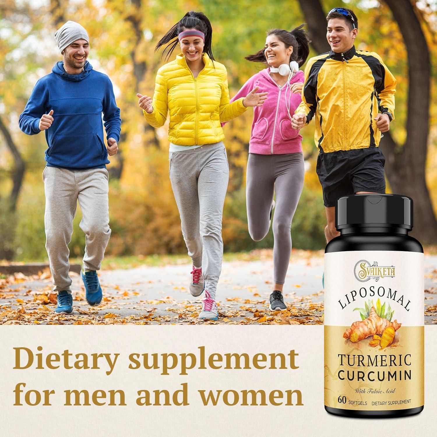 Suplemento de Cúrcuma Liposomal Sveikata 2000mg 60 Geles Blandos