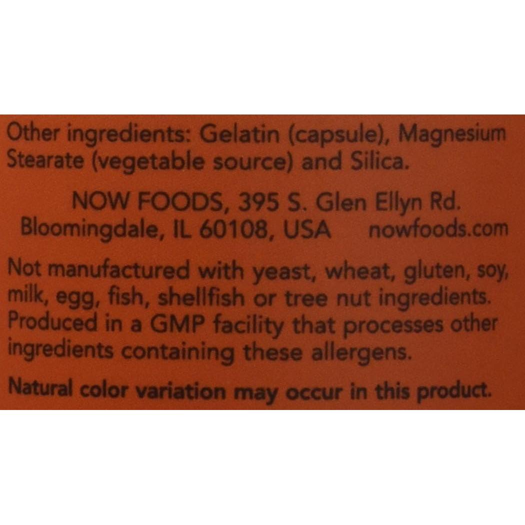 Raíz de Jengibre 550mg NOW Foods 100 Cápsulas Sin Gluten