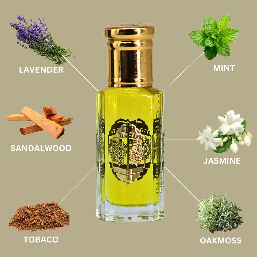 Aceite de Perfume Intense Oud Crys Water 12ml para Hombres