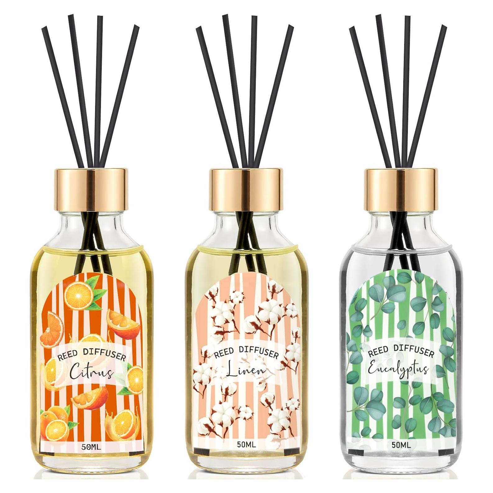 Juego de 3 Difusores de Varilla The Good Soul Project 150 ml