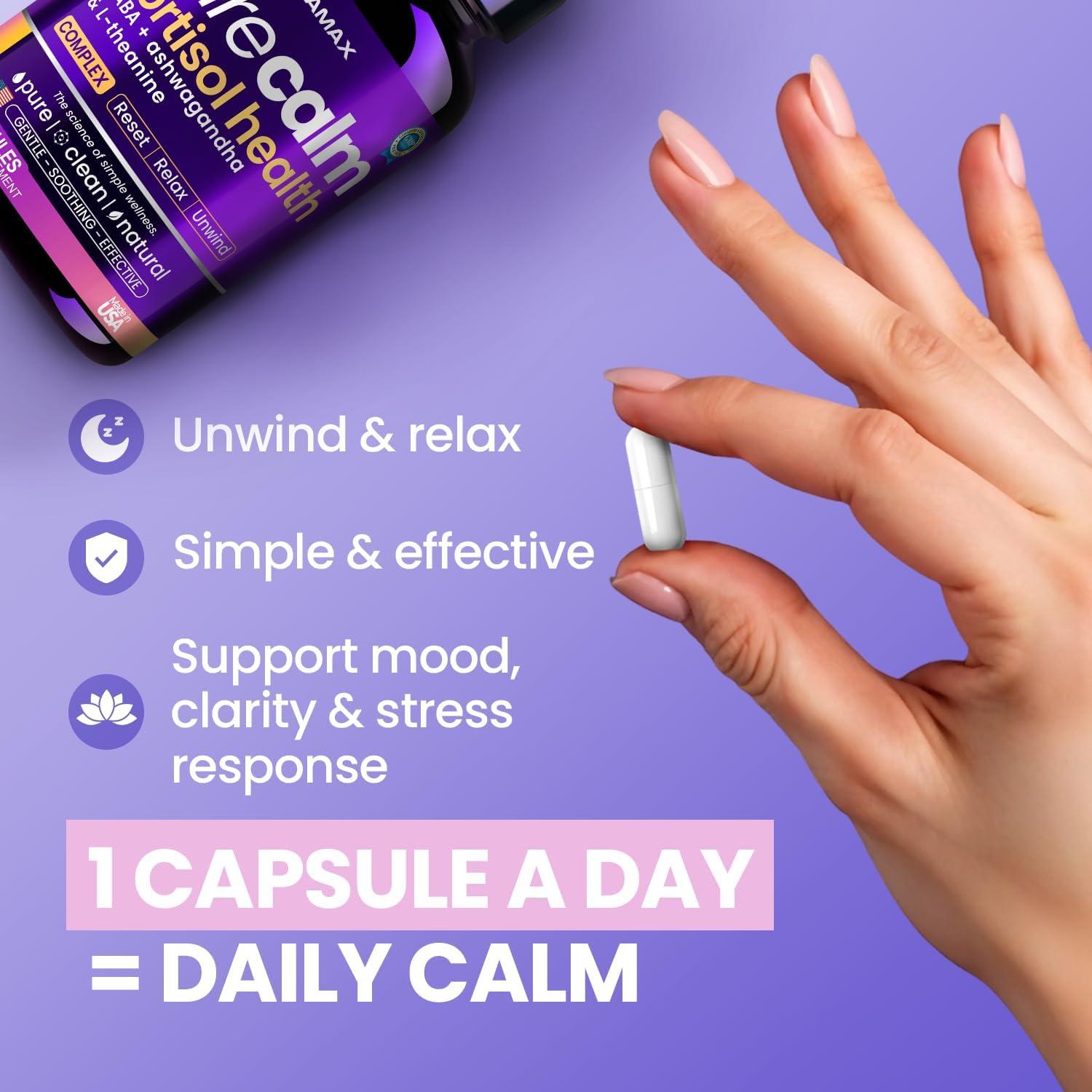 Suplemento Pure Calm Vitamax 60 Cápsulas - Relajación y Estado de Ánimo