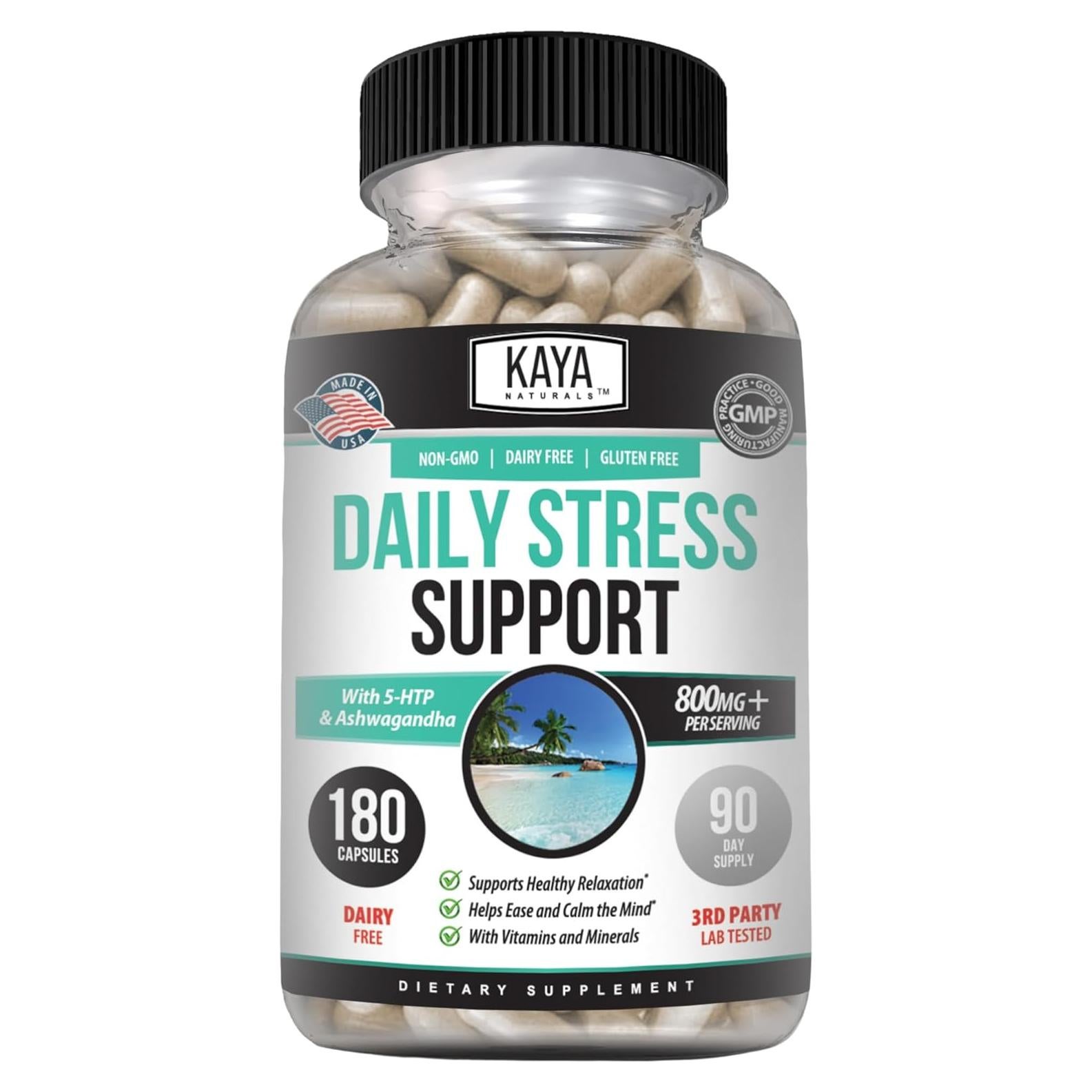 Suplemento Vitamínico Natural Kaya Naturals 180 Cápsulas