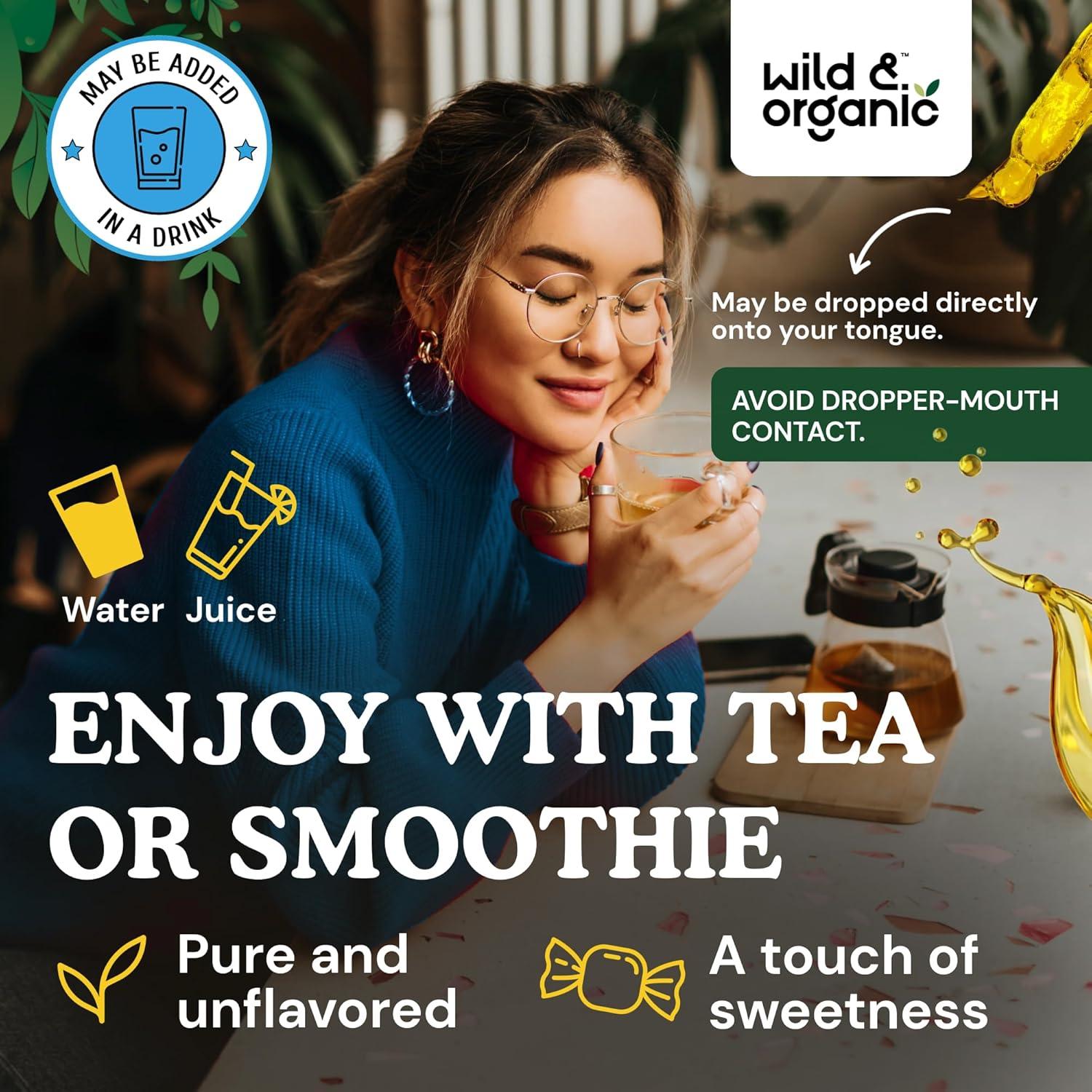 Tintura de Soporte Adrenal Silvestre y Orgánico 59 ml - Vegano