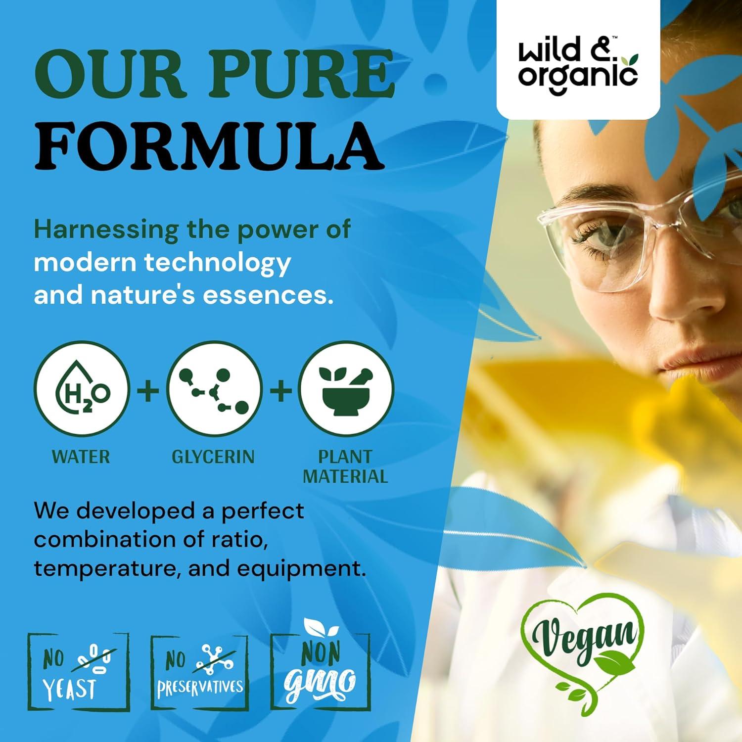 Tintura de Soporte Adrenal Silvestre y Orgánico 59 ml - Vegano