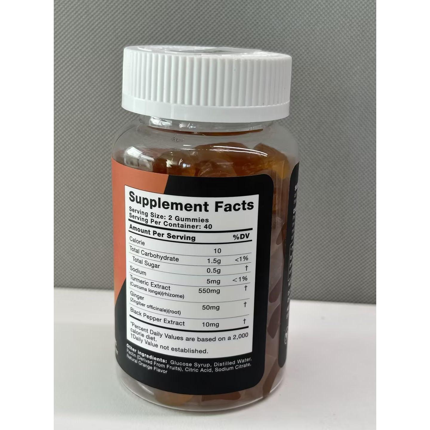 Gomitas de Cúrcuma CHANUBITO 550mg Veganas 2 Paquetes