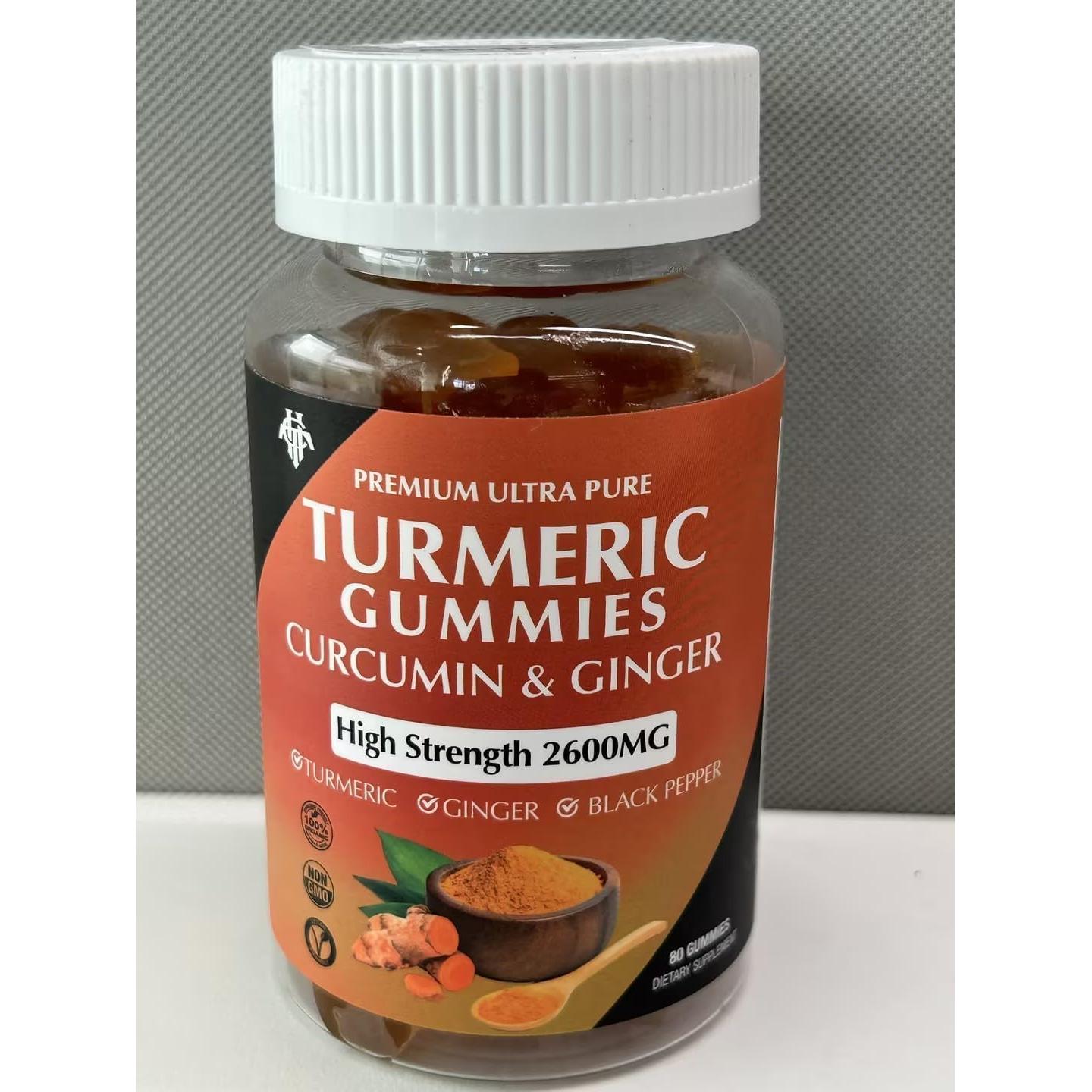 Gomitas de Cúrcuma CHANUBITO 550mg Veganas 2 Paquetes