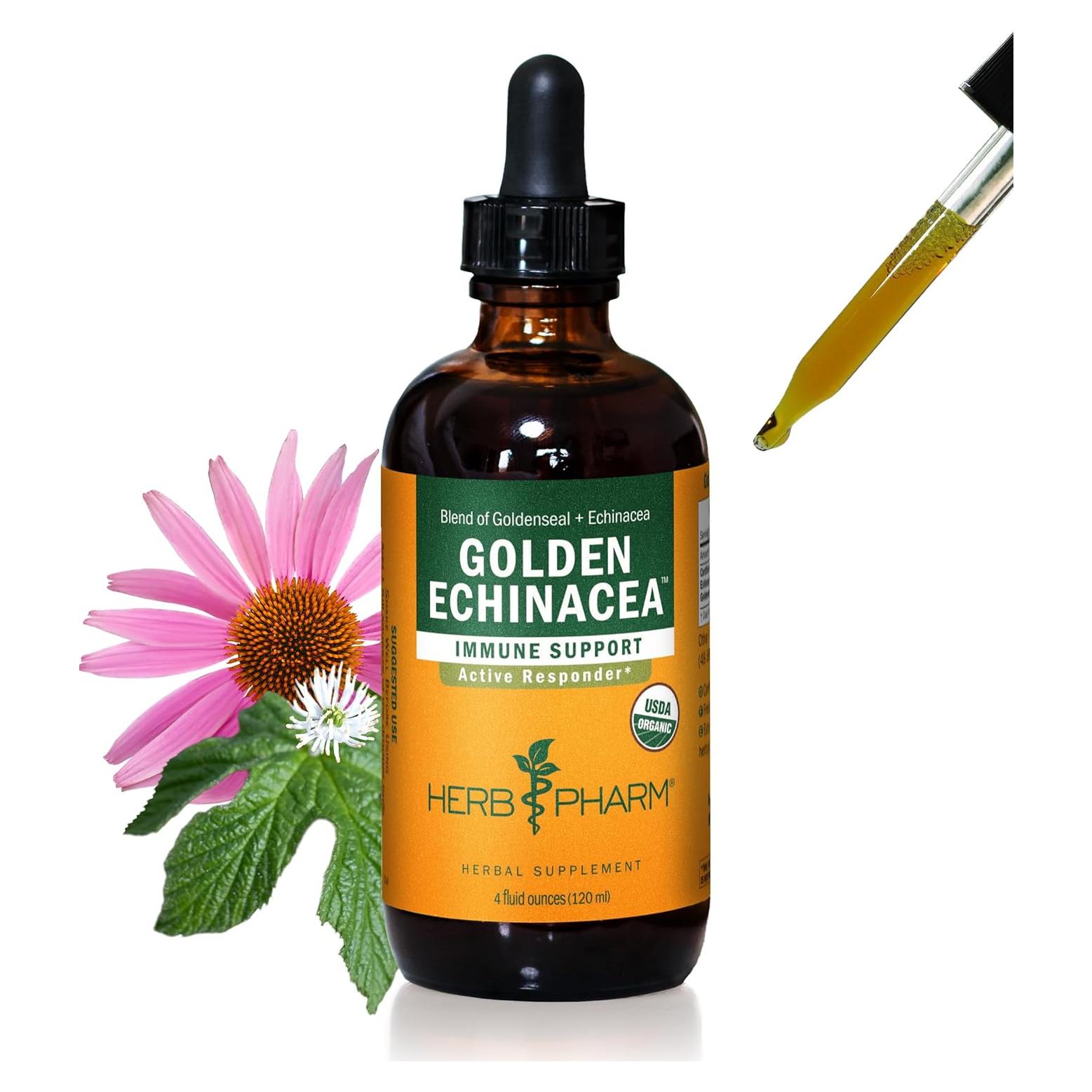 Extracto Líquido de Equinácea Dorada Herb Pharm 118ml Orgánico