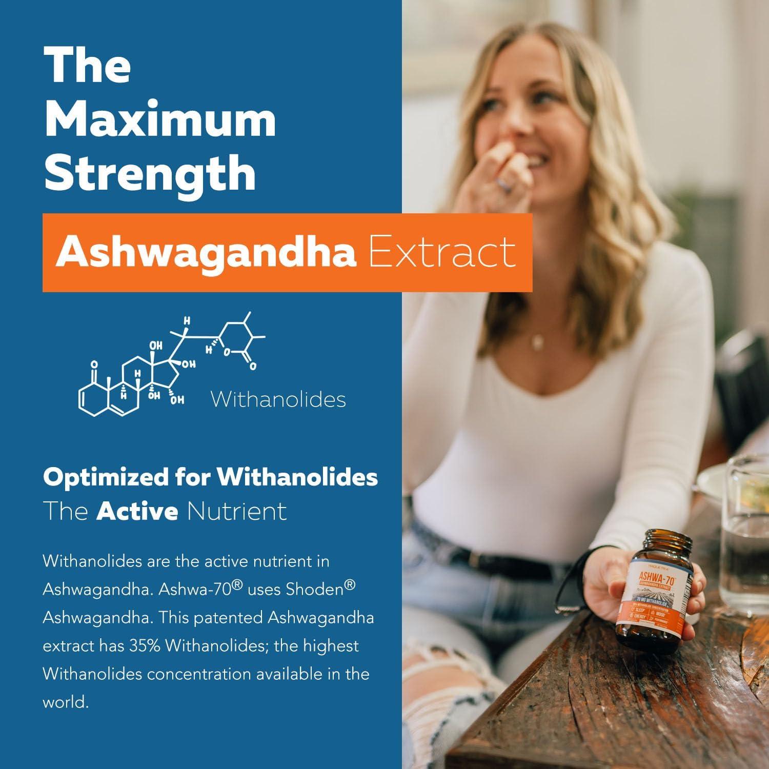 Ashwagandha TriquetraHealth 35% Withanolides 60 Cápsulas