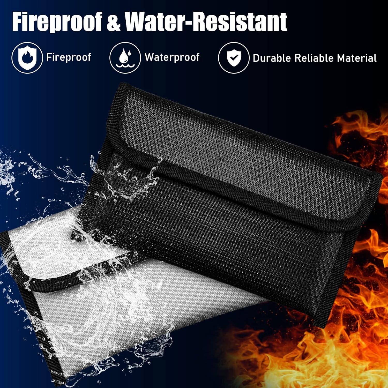 Leinuosen 6 Bolsas Ignífugas 20x12 cm Impermeables
