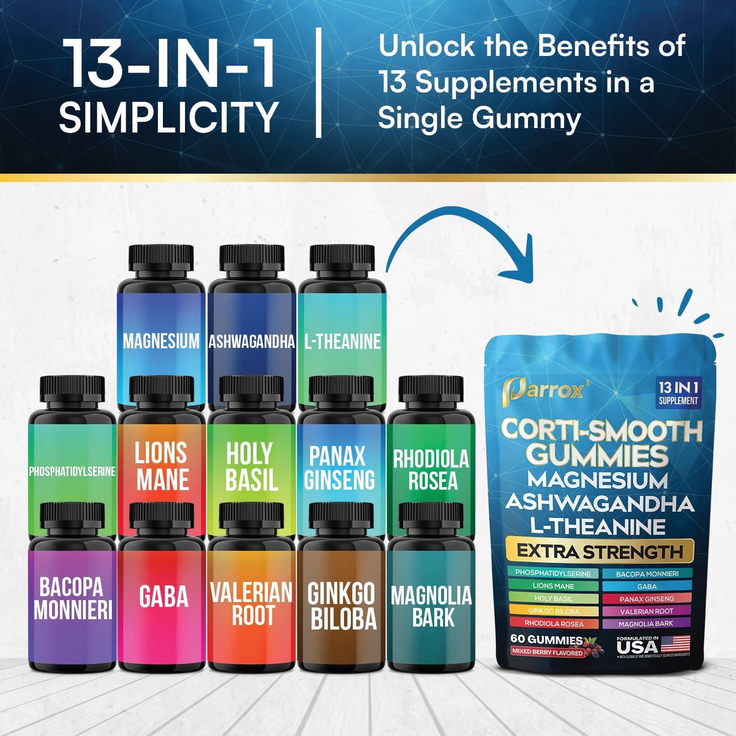 Gominolas Corti-Smooth Parrox 60 Unidades - Sabor Frutos Mixtos