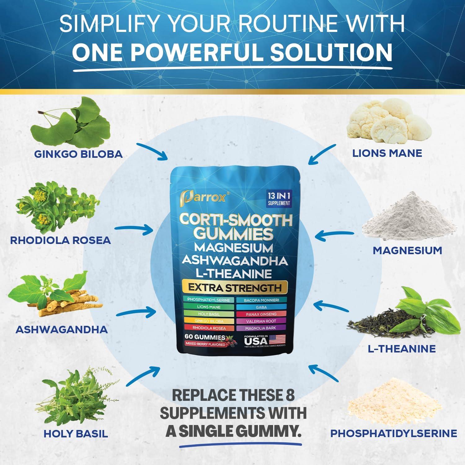 Gominolas Corti-Smooth Parrox 60 Unidades - Sabor Frutos Mixtos