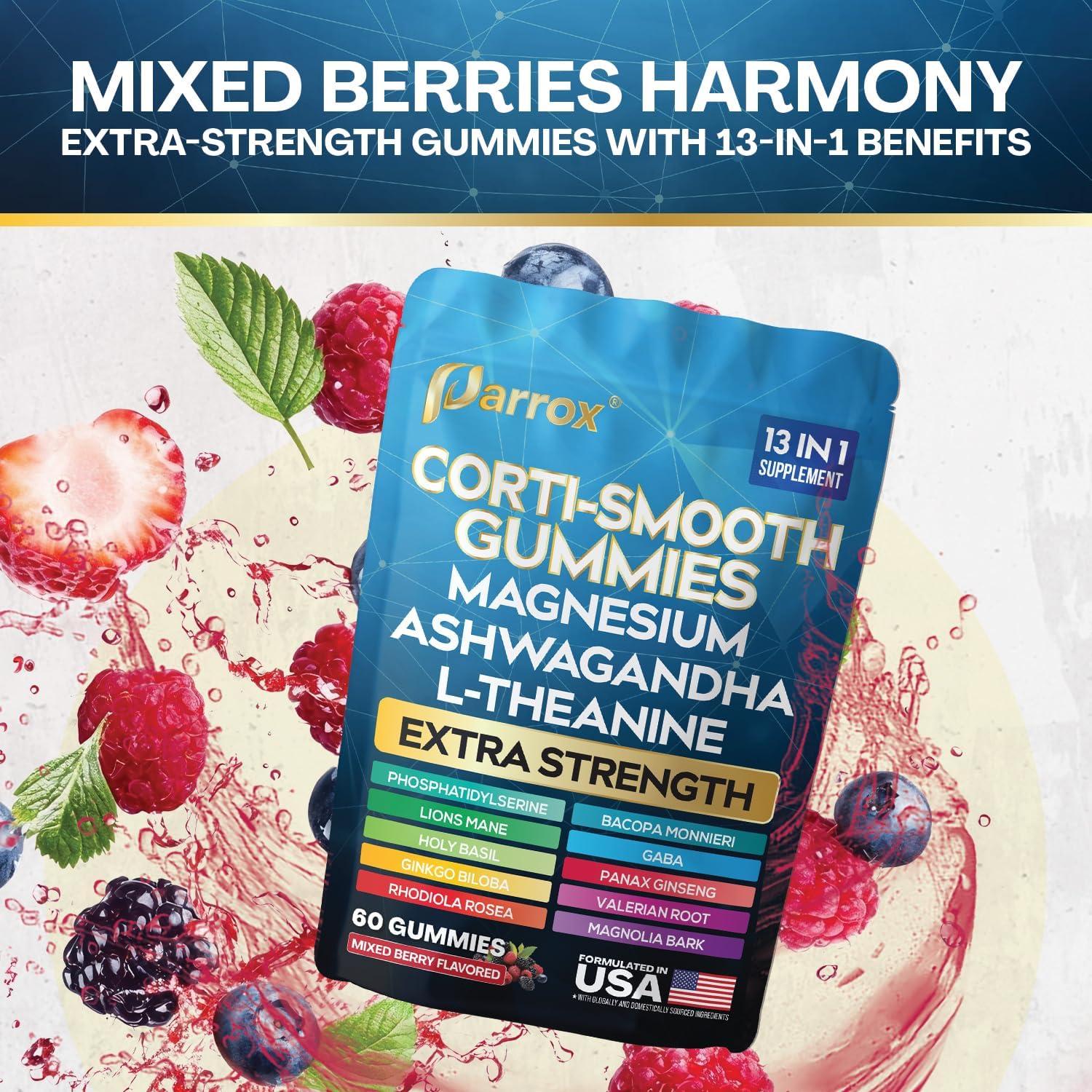 Gominolas Corti-Smooth Parrox 60 Unidades - Sabor Frutos Mixtos