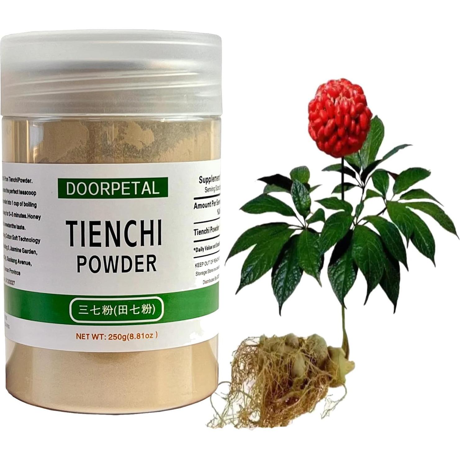 Polvo de Sanqi 100% Natural Yunnan - 250g Ginseng Tienchi