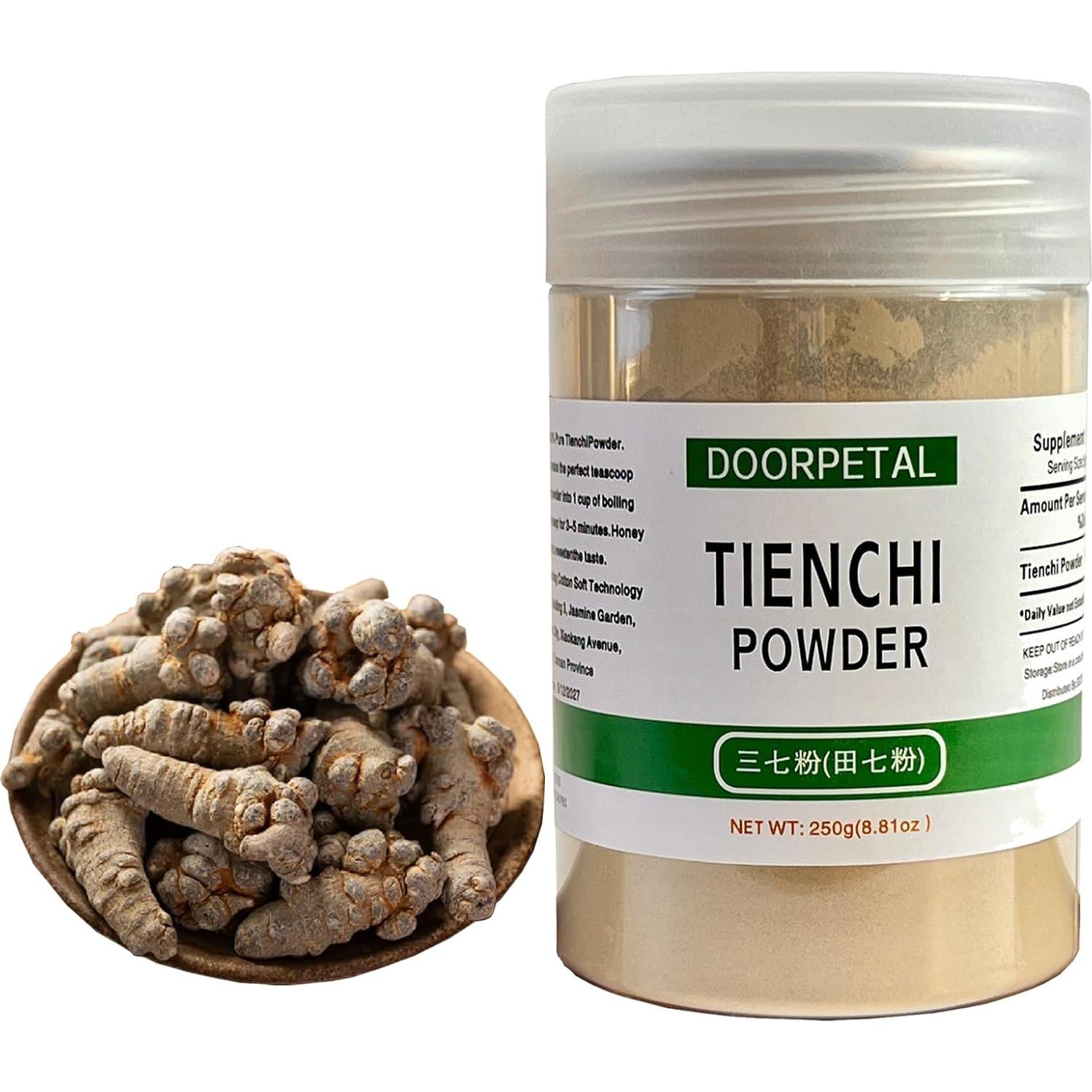 Polvo de Sanqi 100% Natural Yunnan - 250g Ginseng Tienchi