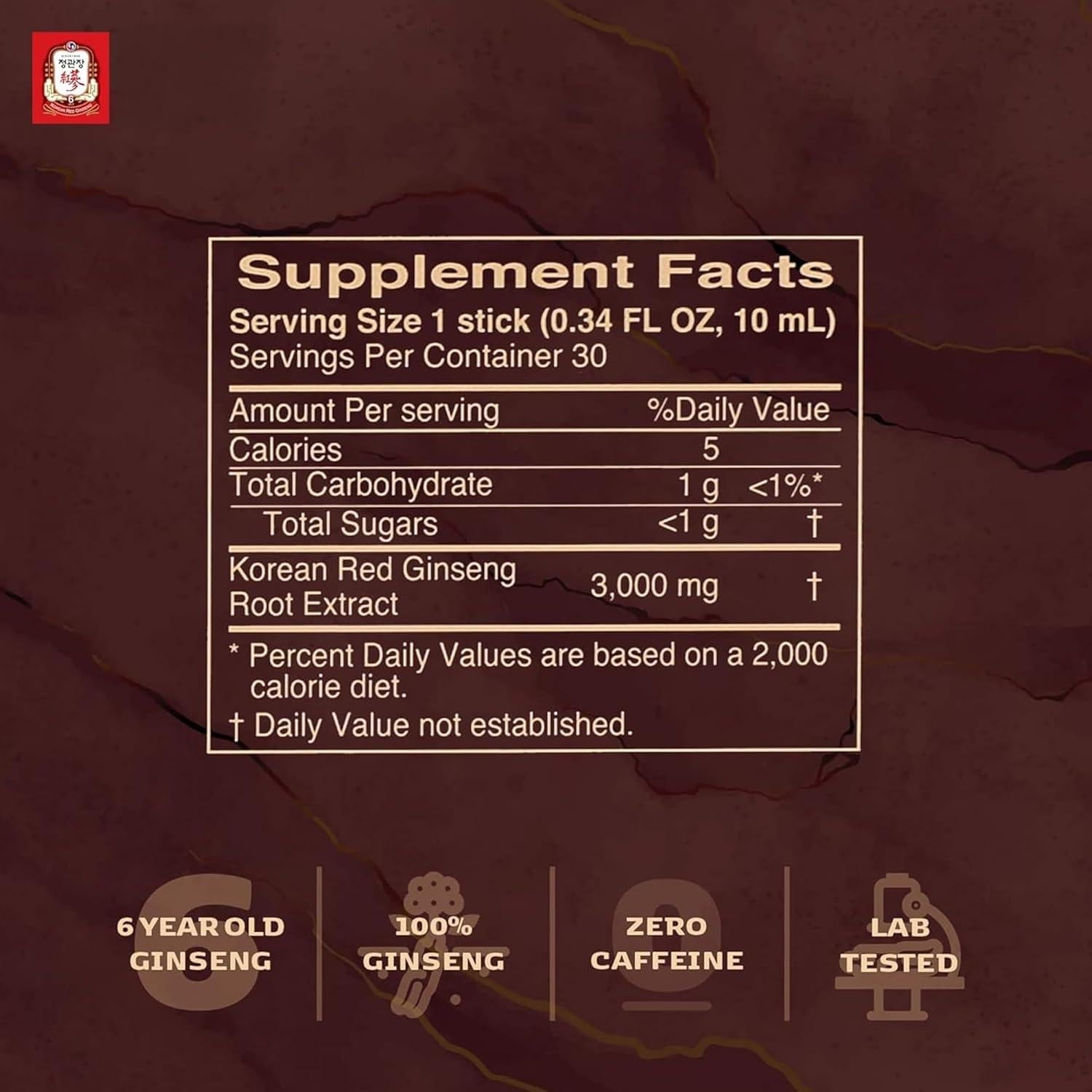 Extracto de Ginseng Rojo Coreano Everytime 3000mg - Suplemento Energético