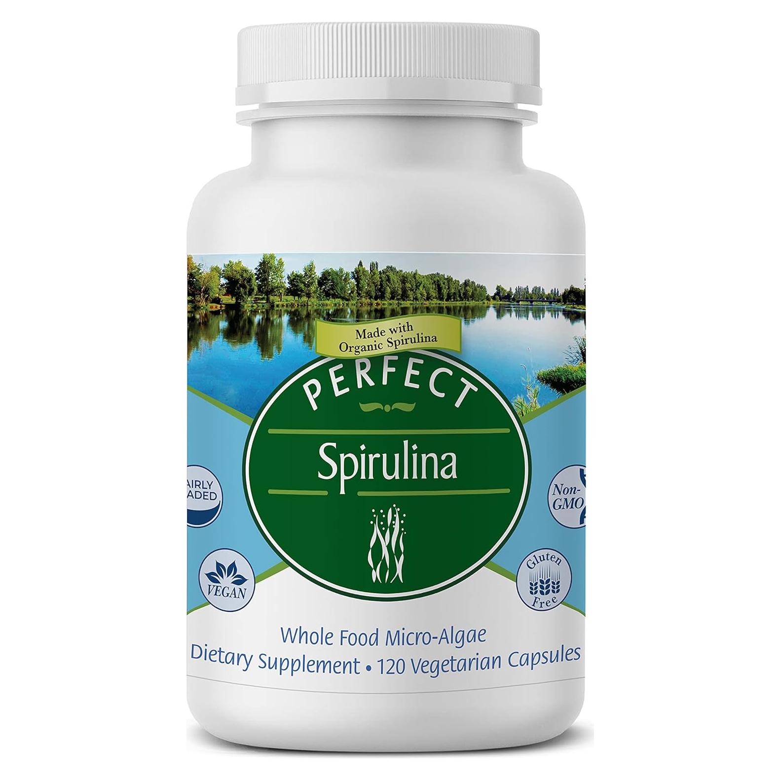 Espirulina Perfecta Suplementos Perfectos 120 Cápsulas Orgánicas