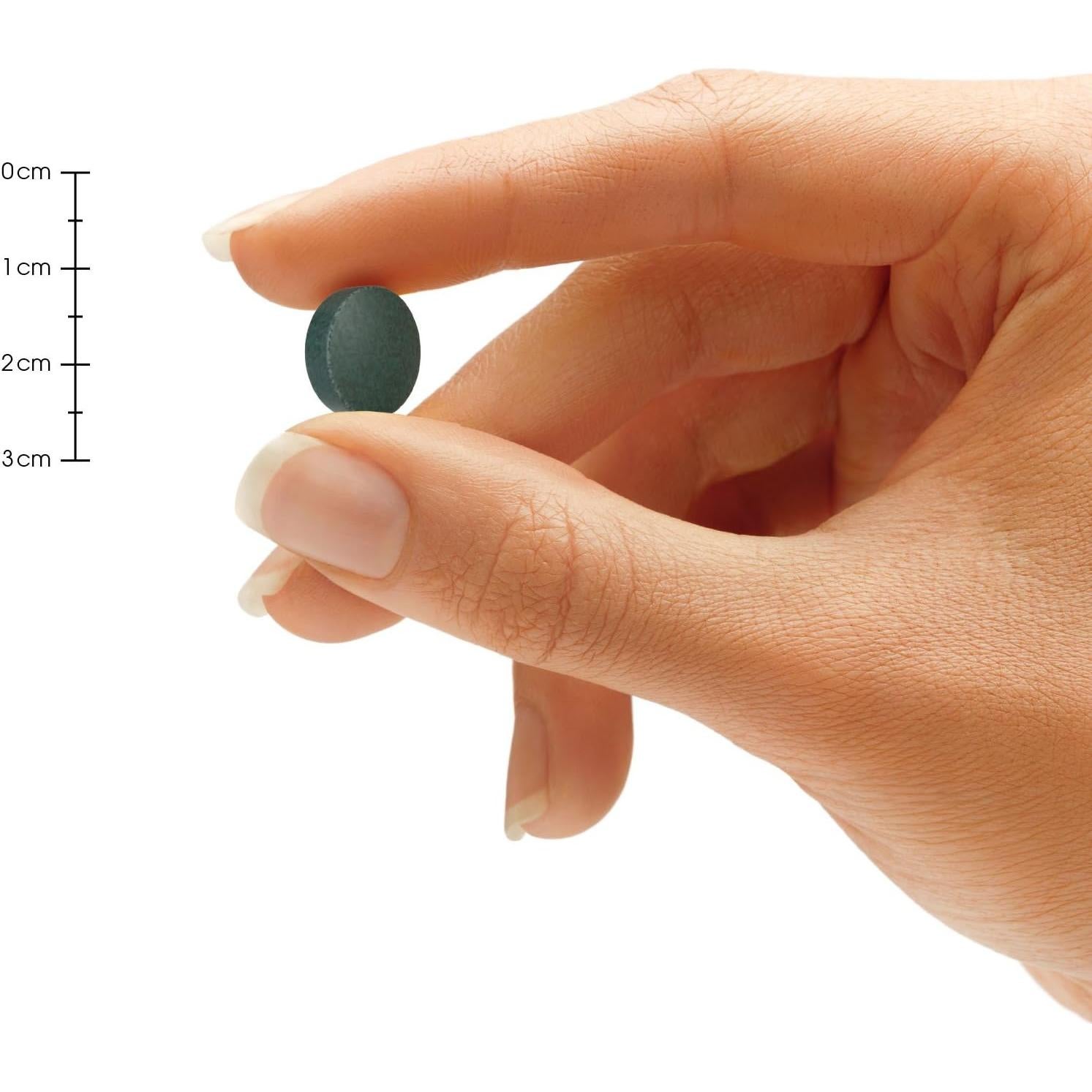 Tabletas de Spirulina Orgánica Nature's Wellness 3000mg 180 Unidades