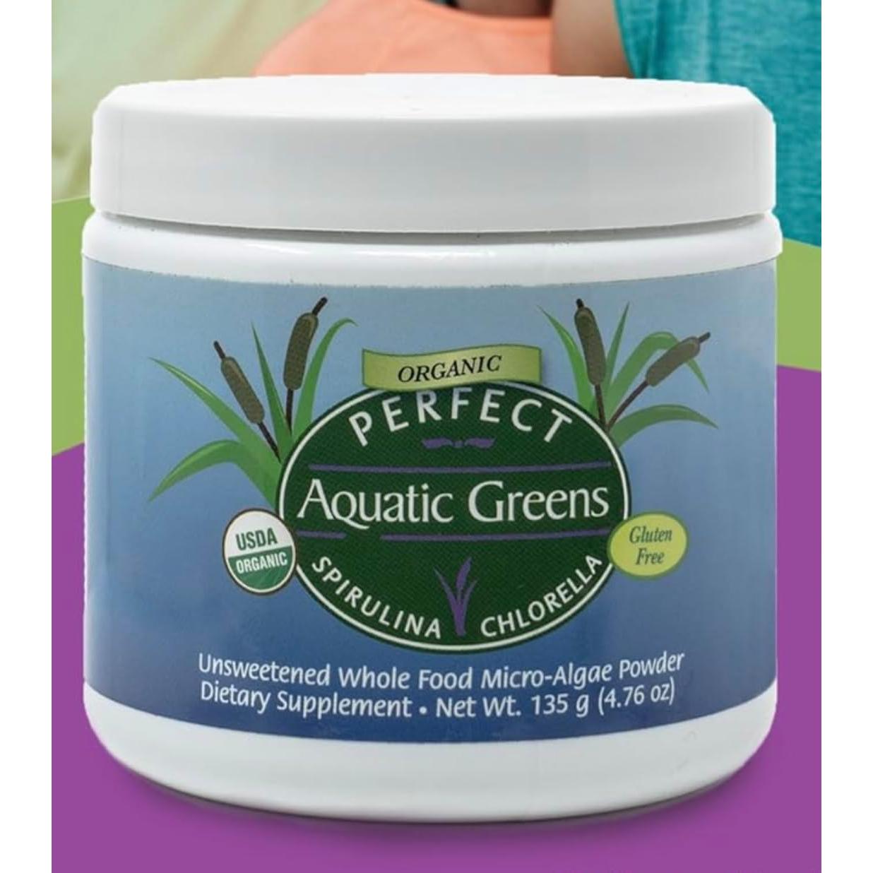 Suplemento de Espirulina Orgánica Perfect Supplements 134g - Vegano y Natural