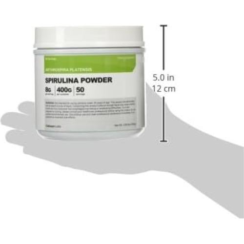 Polvo de Espirulina Orgánica Nutricost 454 Gramos - Superalimento