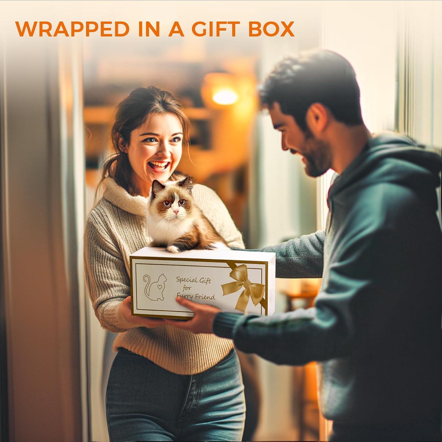 Casa Cueva para Gatos ComSaf - Refugio Lavable y Suave