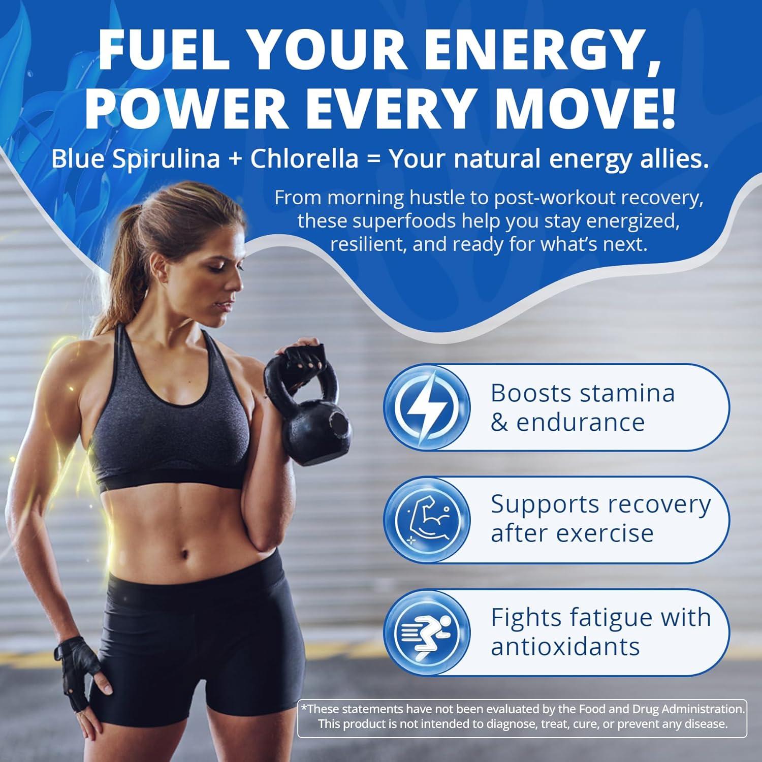 Gomitas de Espirulina Azul Orgánica NextDia 60 Unidades