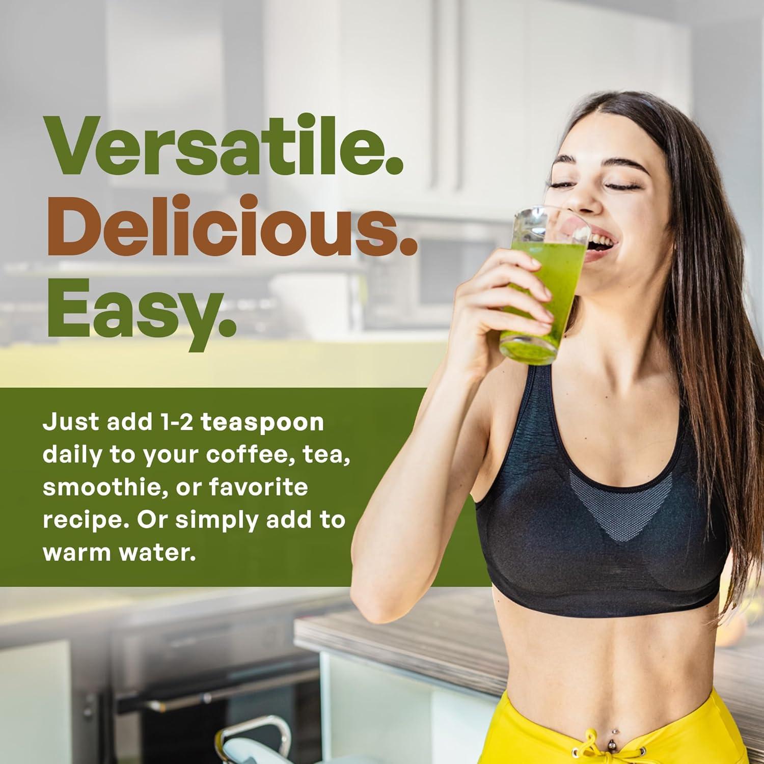 Polvo de Espirulina Orgánica Go Nutra 0.45 kg - Superalimento Vegano