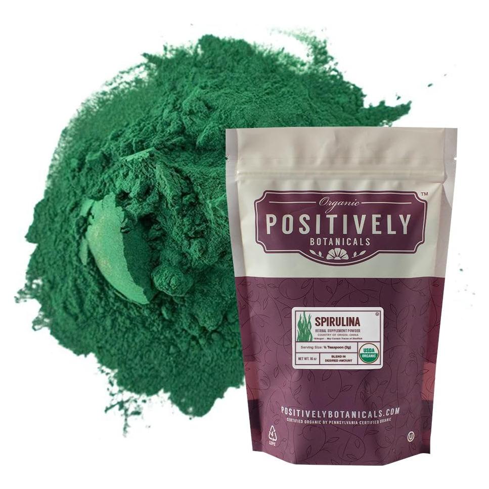 Espirulina en Polvo Orgánica 453g - Empresa Positivamente