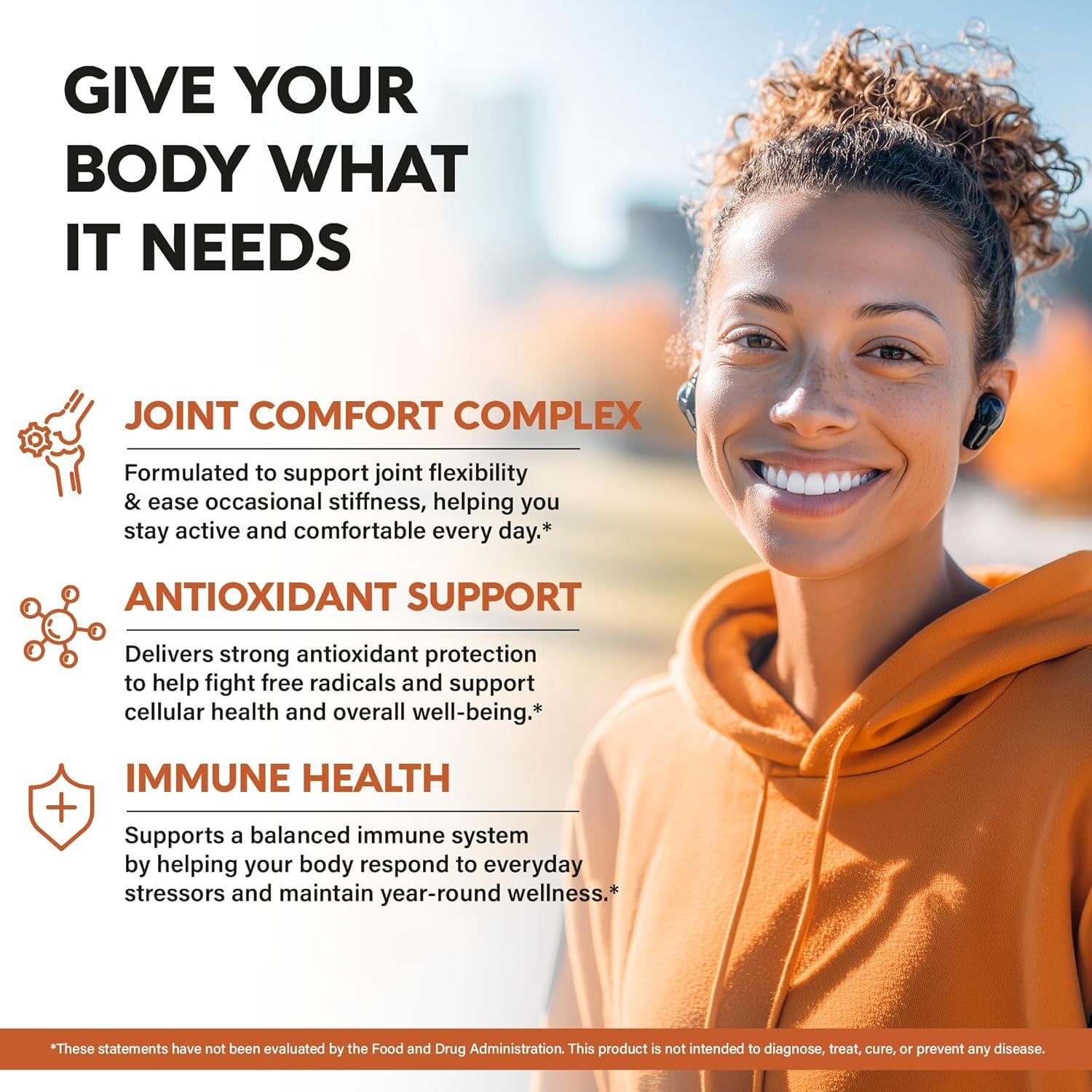 Suplemento de Cúrcuma y Curcumina 2365 mg Nutra Harmony - 120 Cápsulas