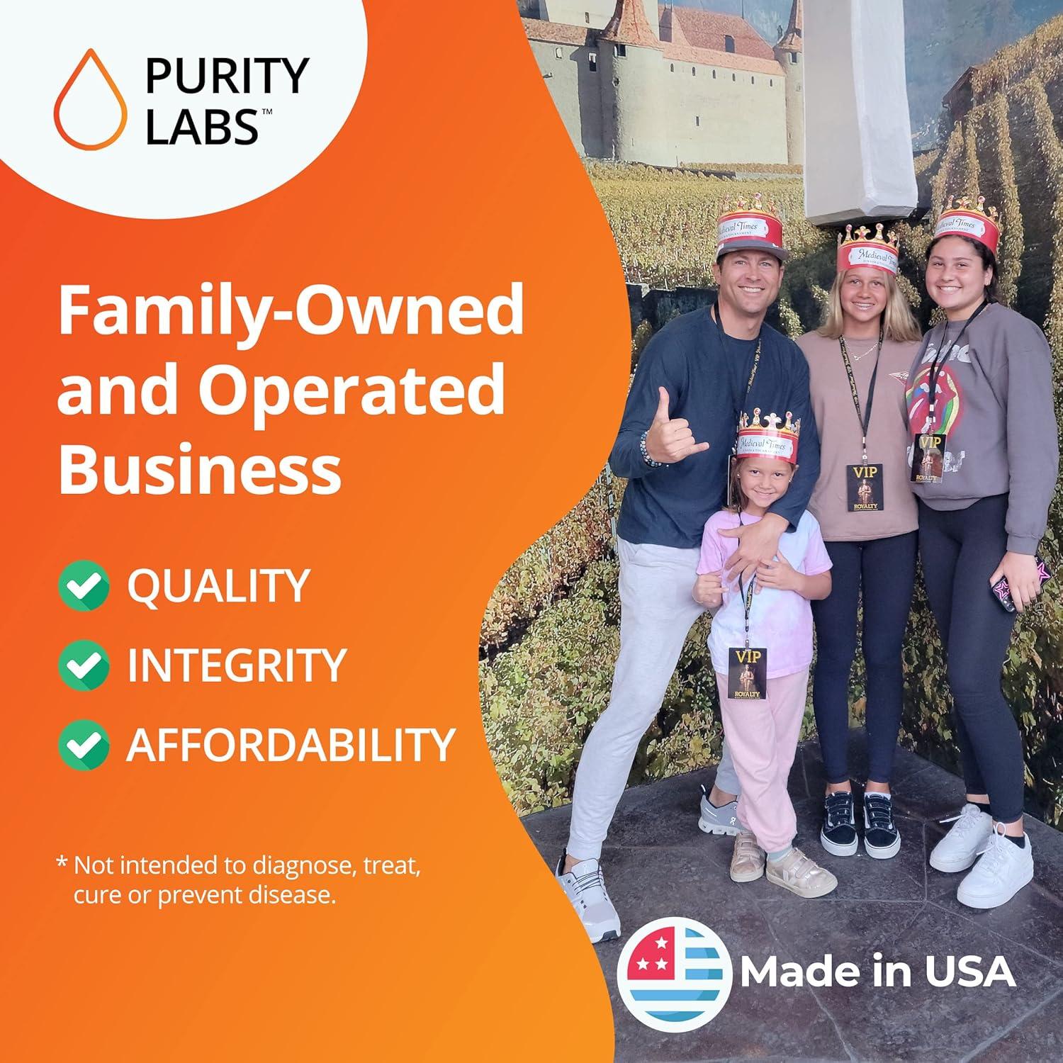 Cápsulas de Cúrcuma Orgánica Purity Labs 2250mg 120 Unidades