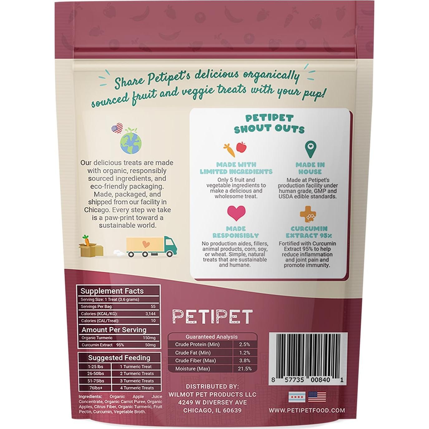 Suplemento Natural para Perros Petipet Cúrcuma 200g - Alivio Alergias y Articulaciones