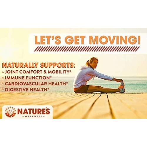 Cápsulas de Cúrcuma Orgánica Natures Wellness 1600mg 120 Unidades