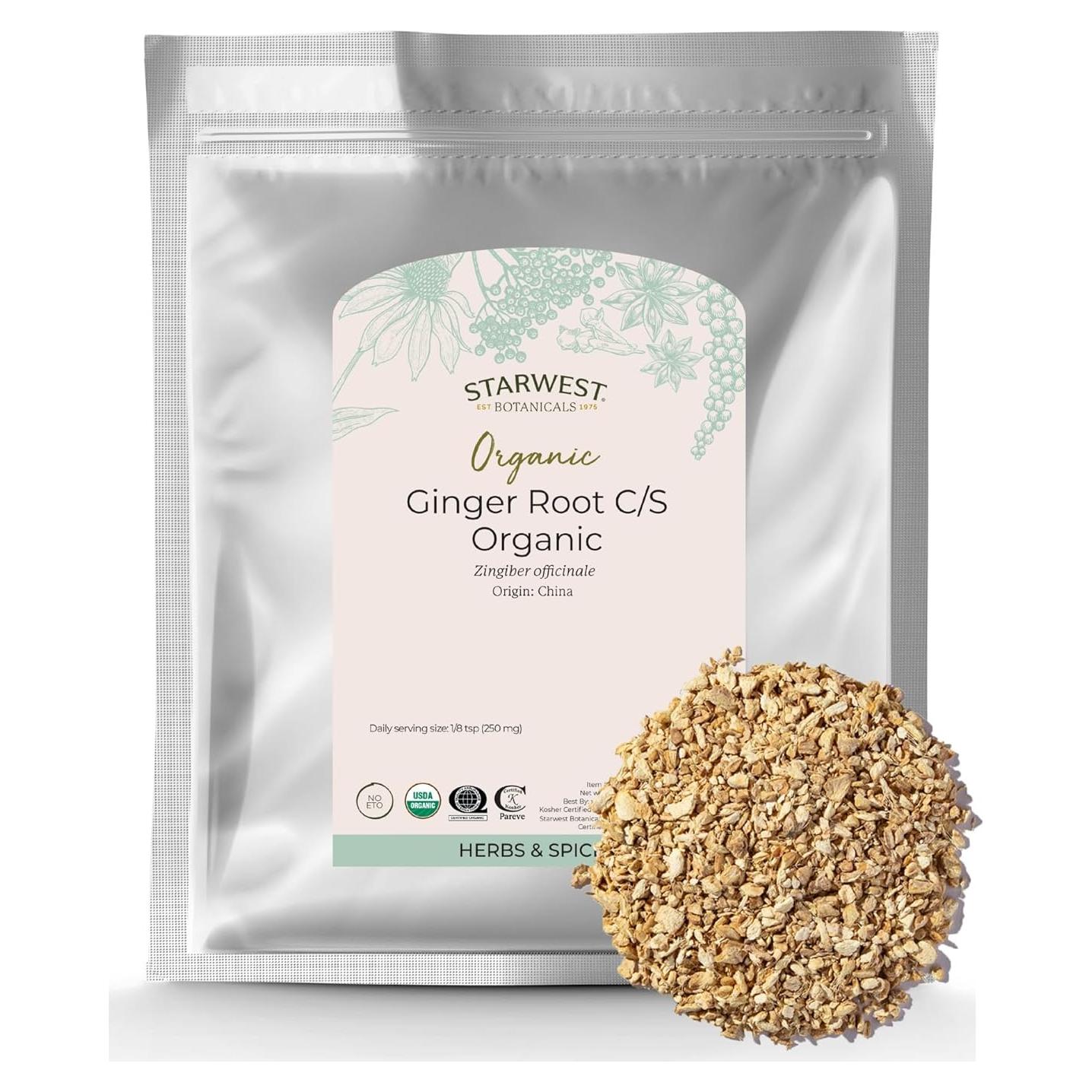 Raíz de Jengibre Orgánica Starwest Botanicals 0.45 kg