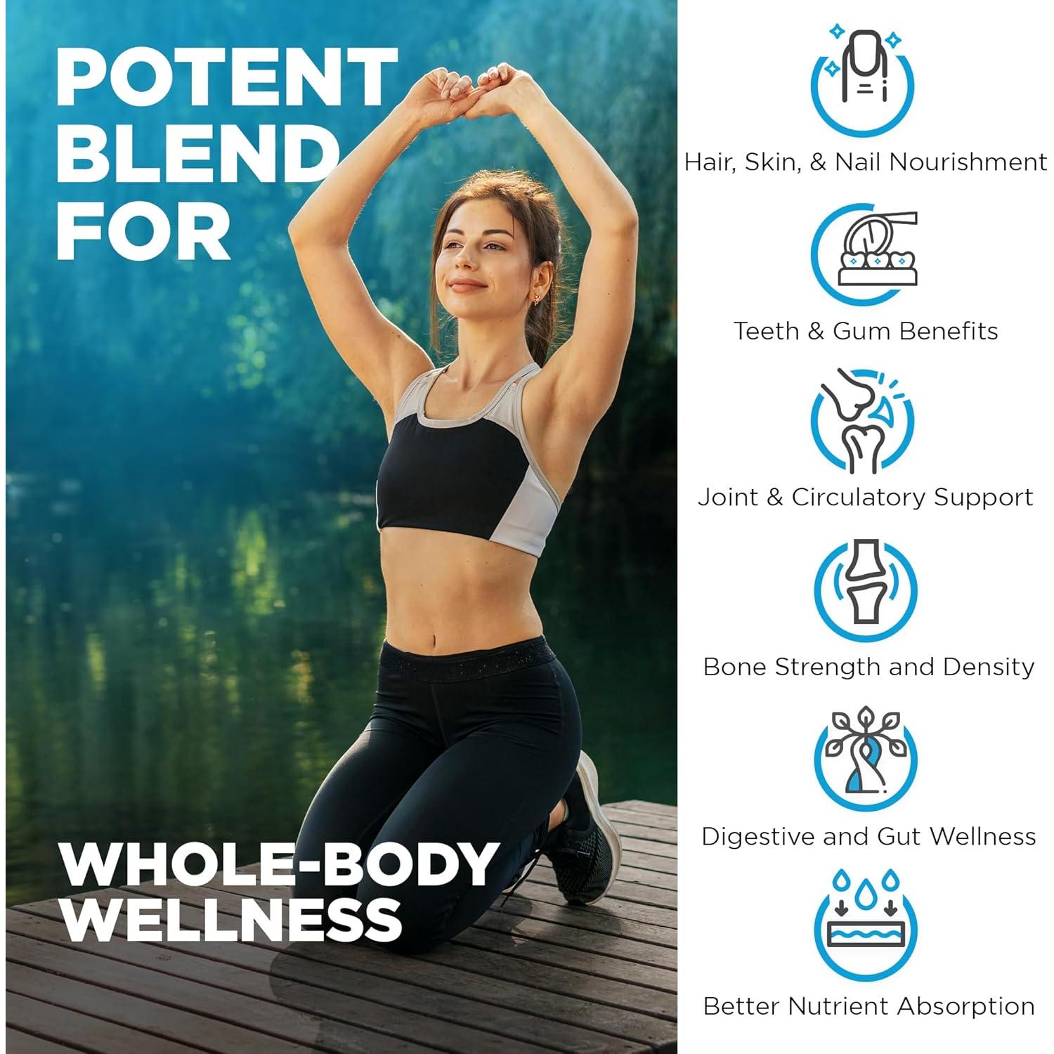 Cápsulas de Colágeno Múltiple Nutrivein 2250 mg - 180 Unidades