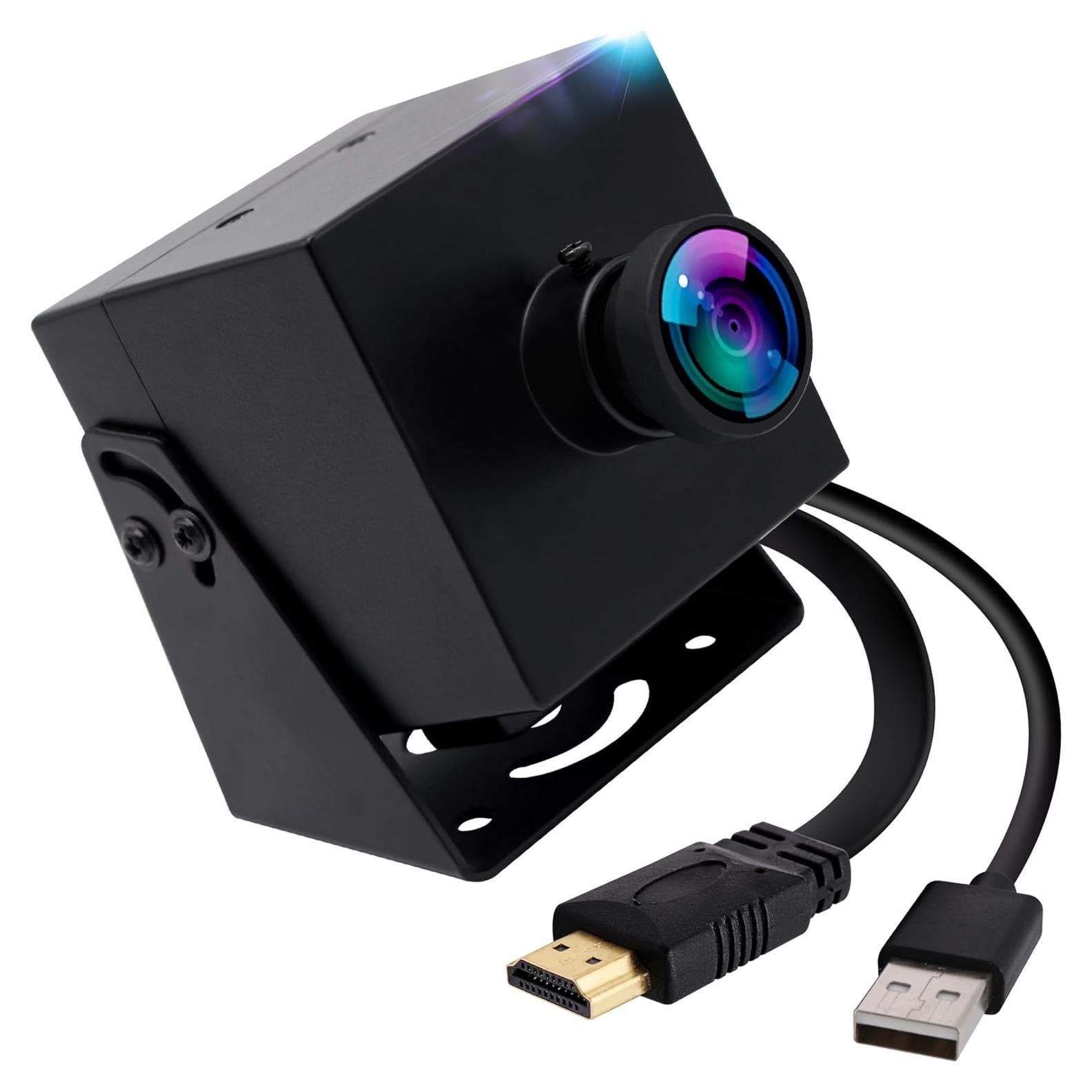 Cámara USB HDMI 4K ELP con Lente 120° y Zoom Digital 2X