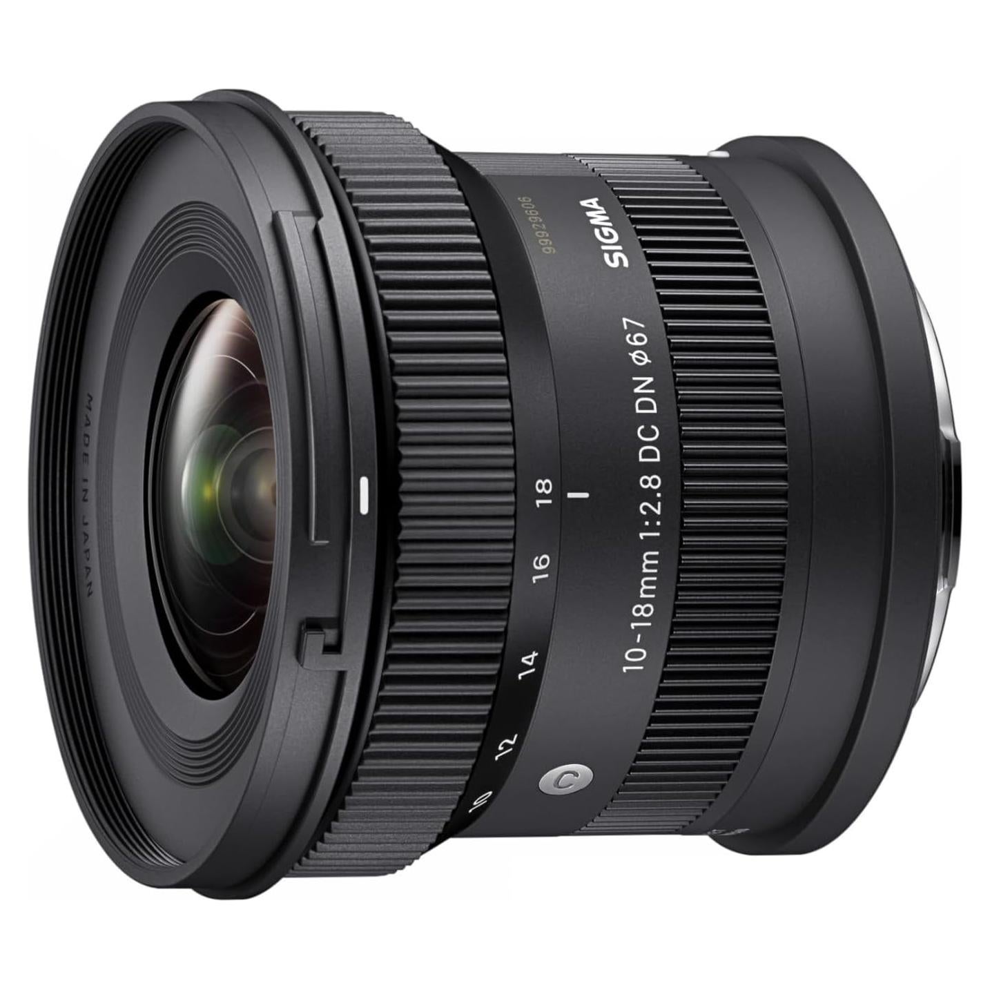 Lente Sigma 10-18mm F2.8 DC DN Montura X - Ultra Gran Angular