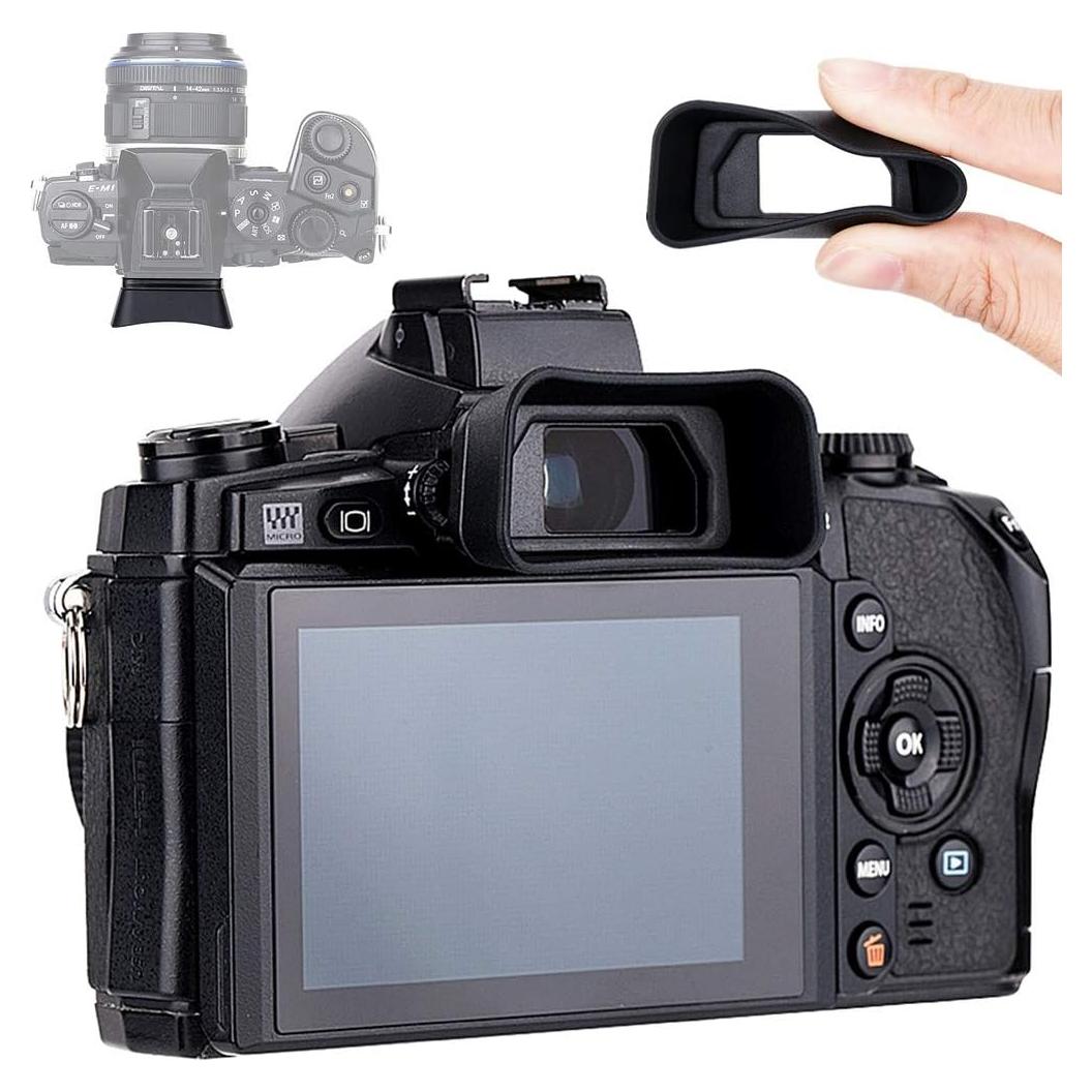 Copa ocular de silicona para visor de cámara Olympus E-M1