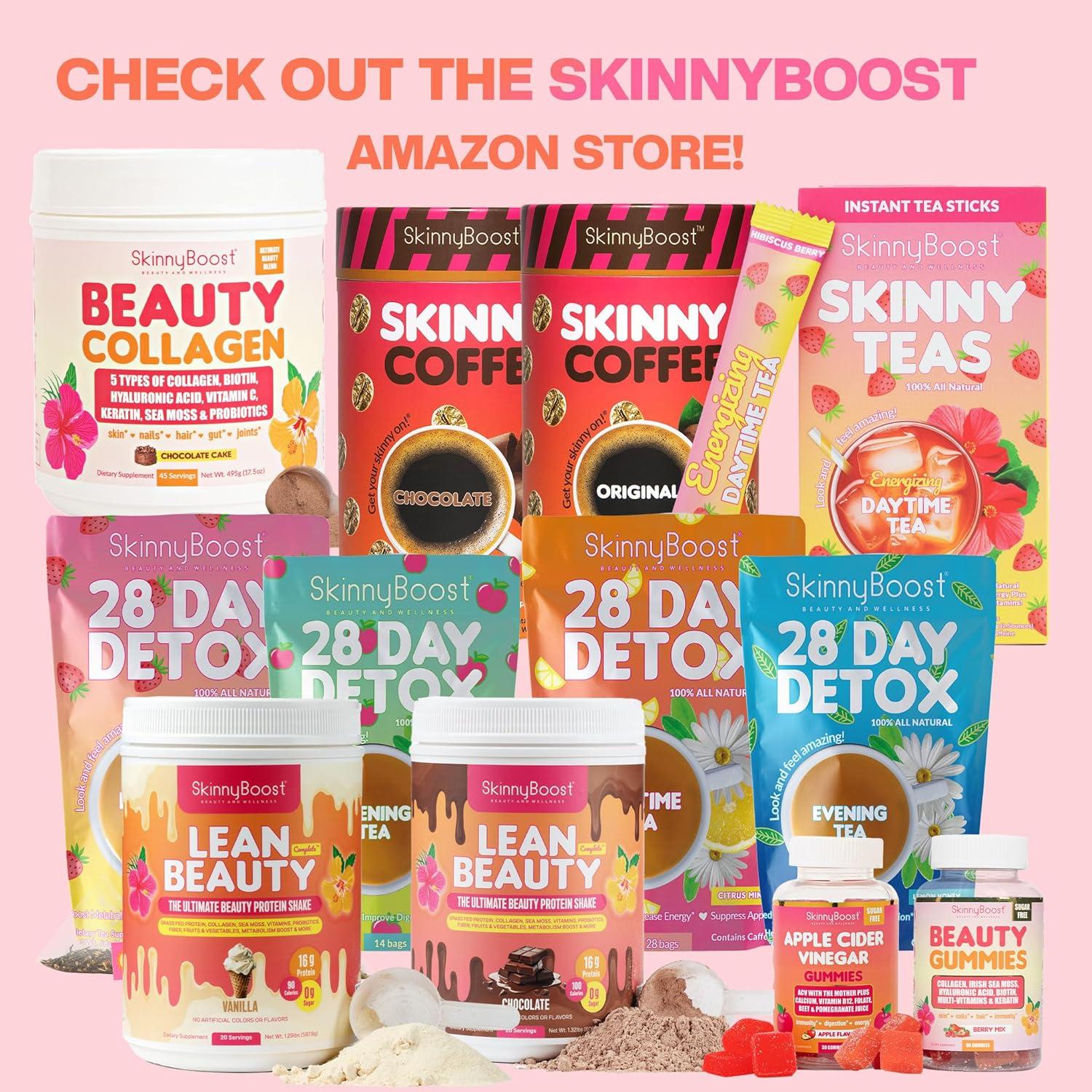 Kit Detox de Té SkinnyBoost - 2 Piezas - Diurno y Nocturno