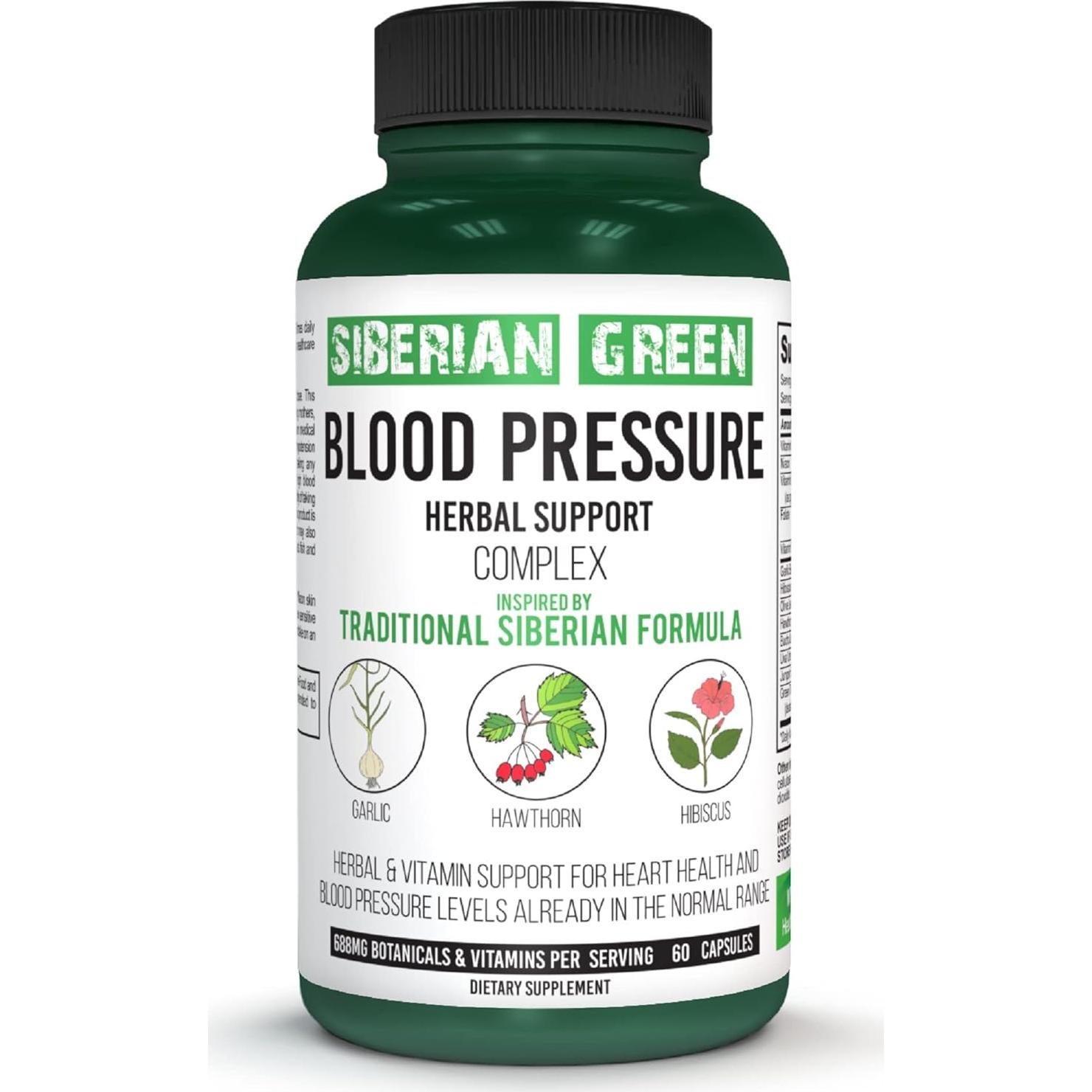 Suplemento Herbal Vitalabs para Presión Arterial - 60 Cápsulas