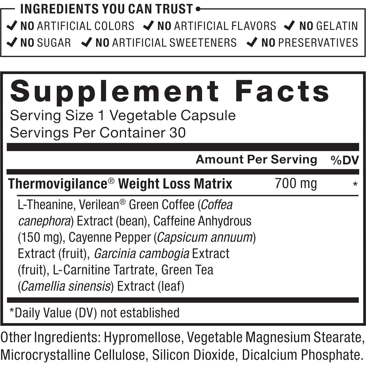 Force Factor LeanFire - Pastillas Energéticas 30 Contenido