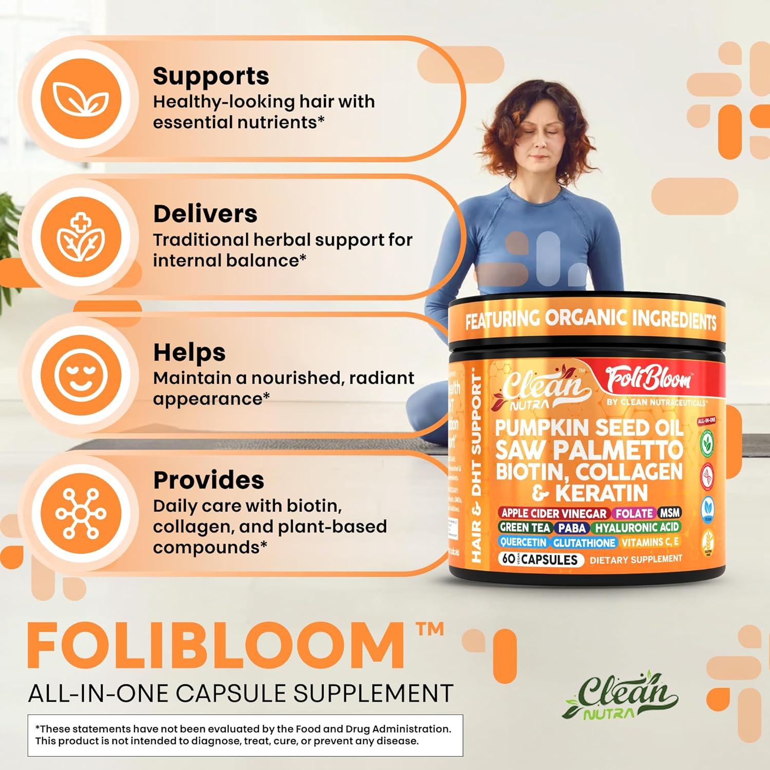 Suplemento Clean Nutra Aceite de Semilla de Calabaza 60 Cápsulas